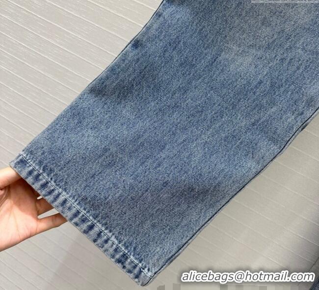 Luxury Cheap Chanel Coco Jeans 528007 Blue 2025