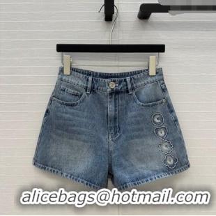 Reasonable Price Chanel Coco Shorts 528007 Blue 2025