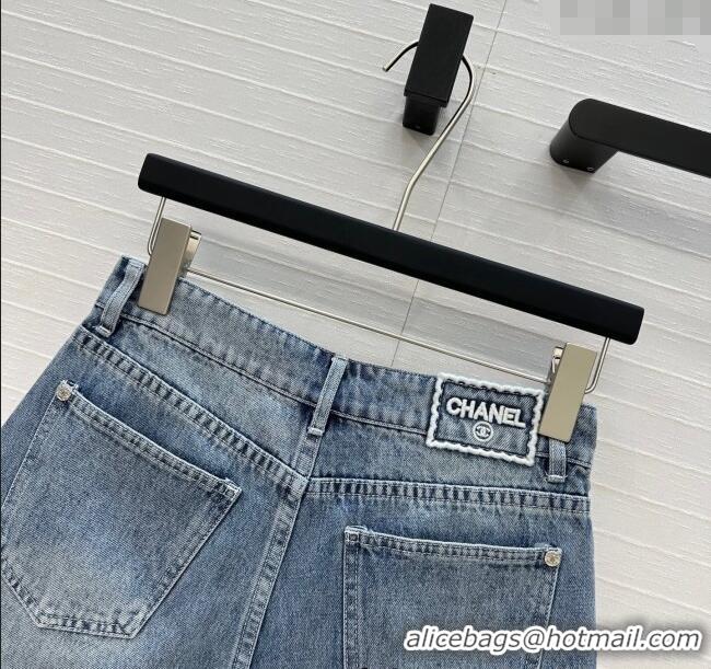 Reasonable Price Chanel Coco Shorts 528007 Blue 2025