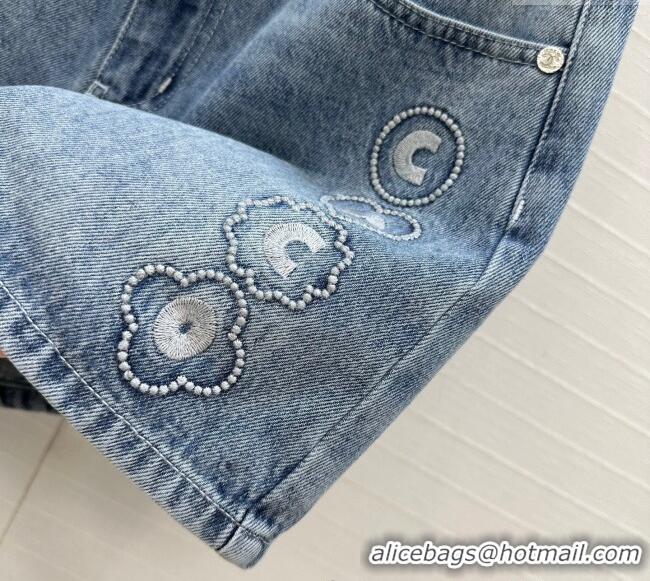 Reasonable Price Chanel Coco Shorts 528007 Blue 2025