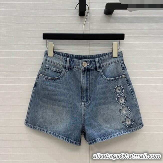 Reasonable Price Chanel Coco Shorts 528007 Blue 2025