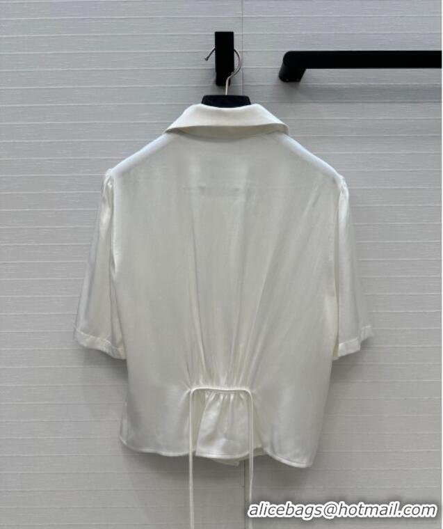 Famous Brand rada Shirt with Back Lace up 528006 White 2025