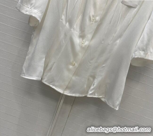 Famous Brand rada Shirt with Back Lace up 528006 White 2025