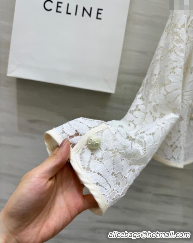 Most Popular Celine Lace Cardigan 528014 White 2025