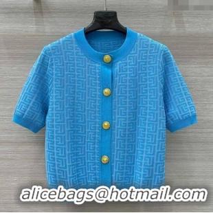 Most Popular Balmain Logo Top 528017 Blue 2025