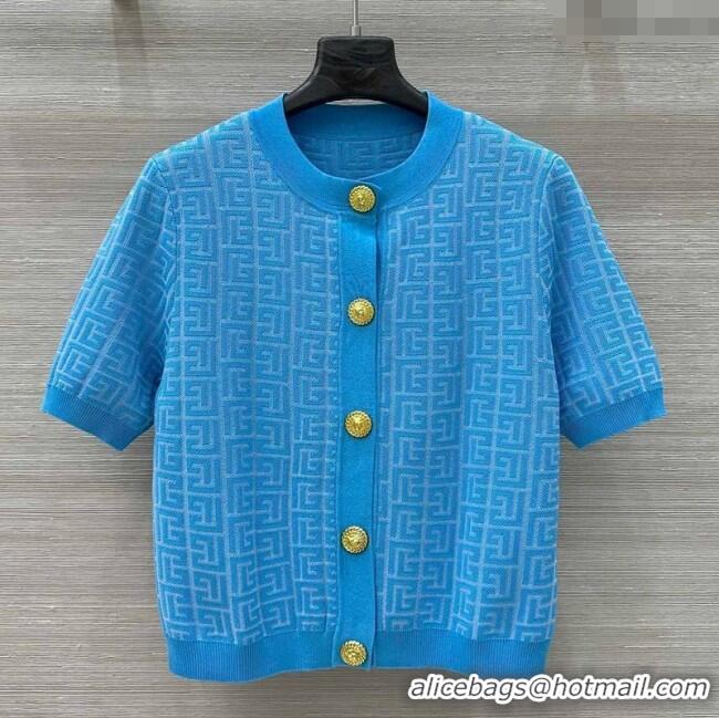 Most Popular Balmain Logo Top 528017 Blue 2025