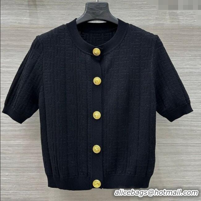 ​Luxury Cheap Balmain Logo Top 528017 Black 2025