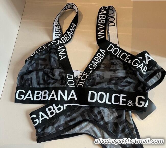 Promotional Dolce & Gabbana Mesh Two-Pieces Swimwear 0313 Black 2025