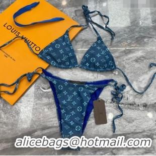 Top Grade Louis Vuitton Swimwear LV121113 Blue 2024