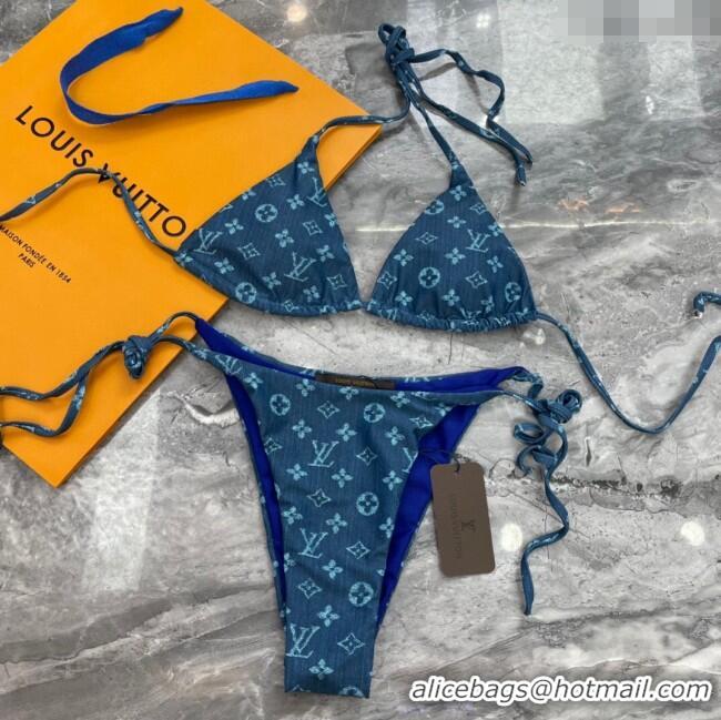 Top Grade Louis Vuitton Swimwear LV121113 Blue 2024