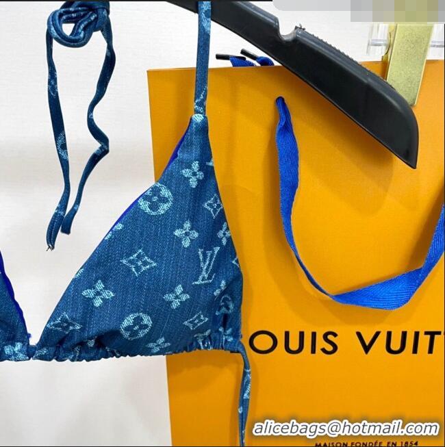 Top Grade Louis Vuitton Swimwear LV121113 Blue 2024