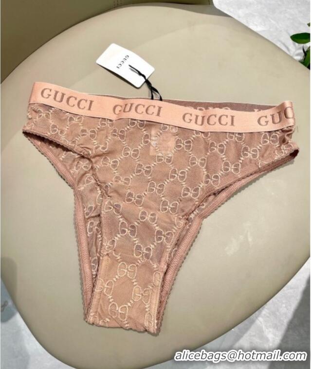 Grade Cheapest Gucci Mesh Two-Pieces Swimwear 13073 Nude Pink 2025