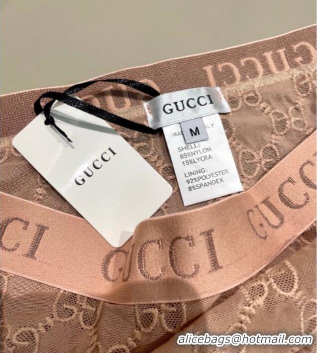 Grade Cheapest Gucci Mesh Two-Pieces Swimwear 13073 Nude Pink 2025
