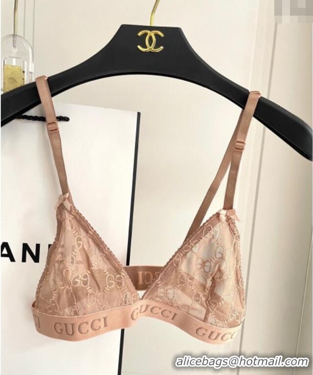 Grade Cheapest Gucci Mesh Two-Pieces Swimwear 13073 Nude Pink 2025
