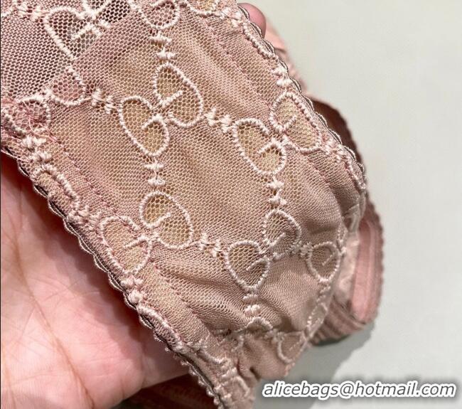 Grade Cheapest Gucci Mesh Two-Pieces Swimwear 13073 Nude Pink 2025
