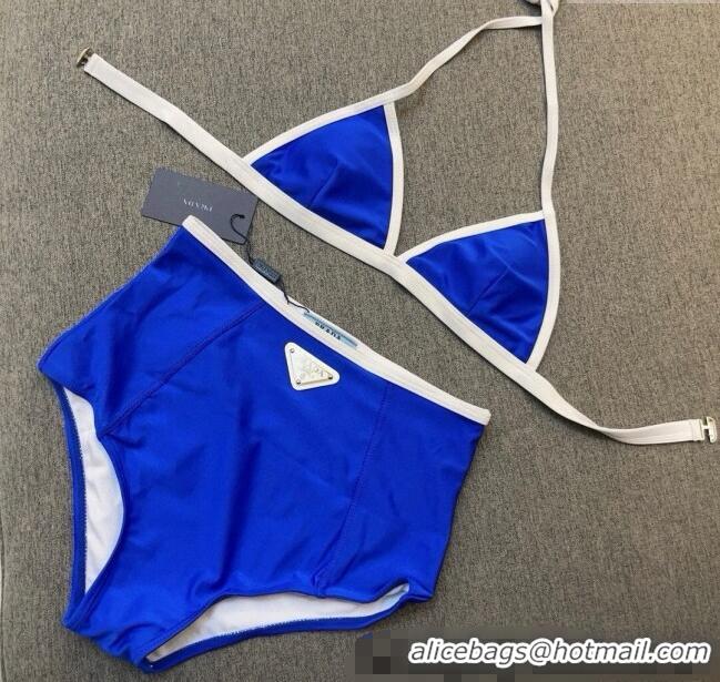 Low Price Prada Two-Pieces Swimwear 0312 Blue 2025