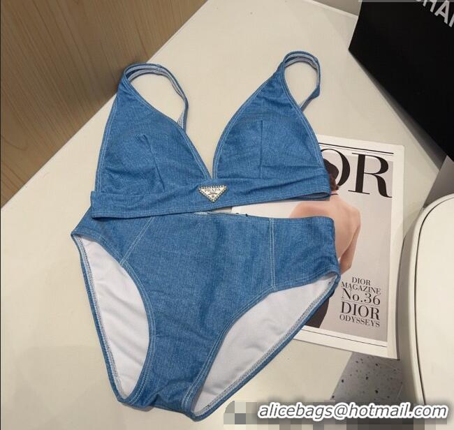 ​Good Product Prada Two-Pieces Swimwear 0313 Denim Blue 2025