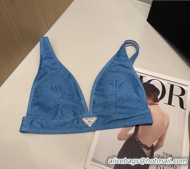 ​Good Product Prada Two-Pieces Swimwear 0313 Denim Blue 2025