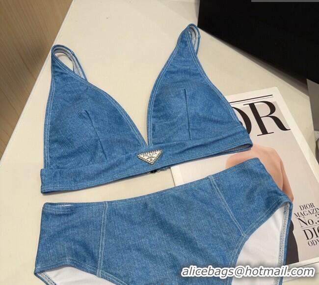 ​Good Product Prada Two-Pieces Swimwear 0313 Denim Blue 2025