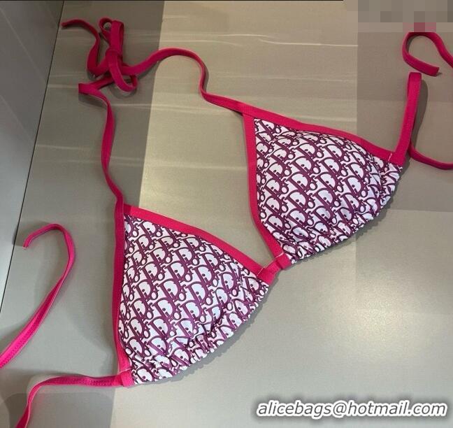 Top Grade Dior Two-Pieces Swimwear 0313 Dark Pink 2025