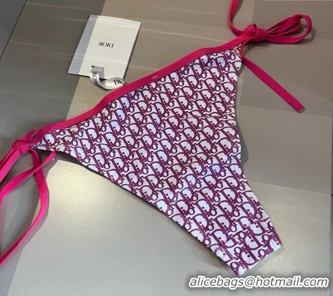 Top Grade Dior Two-Pieces Swimwear 0313 Dark Pink 2025
