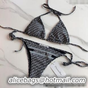 Luxury Discount Dior Two-Pieces Swimwear 0313 Black 2025