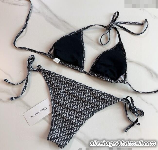 Luxury Discount Dior Two-Pieces Swimwear 0313 Black 2025