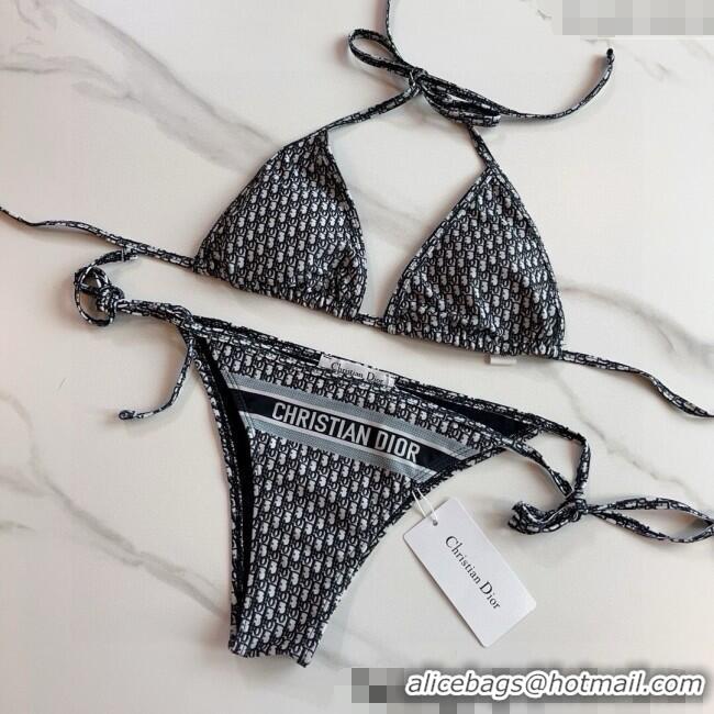 Luxury Discount Dior Two-Pieces Swimwear 0313 Black 2025