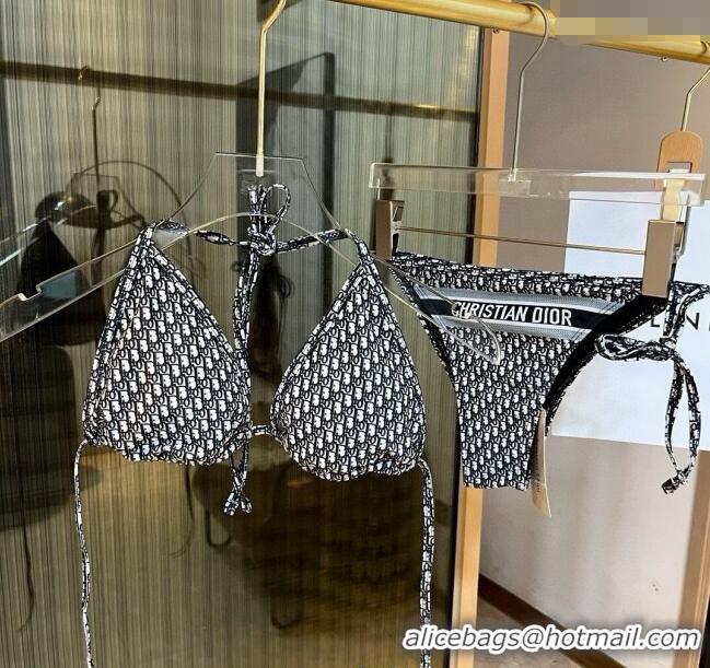Luxury Discount Dior Two-Pieces Swimwear 0313 Black 2025