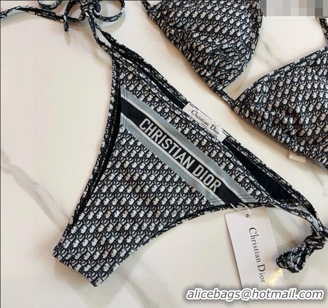 Luxury Discount Dior Two-Pieces Swimwear 0313 Black 2025