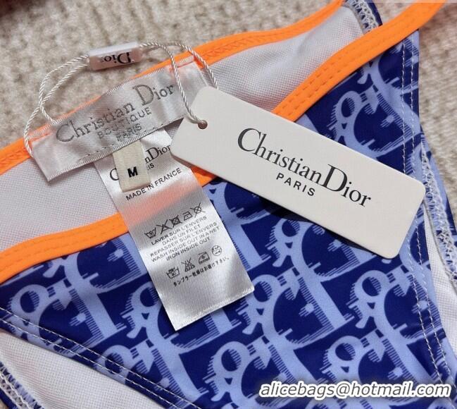 Best Product Dior Two-Pieces Swimwear 3042 Blue/Orange 2025