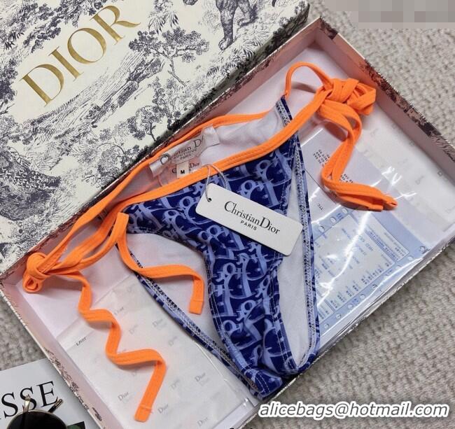 Best Product Dior Two-Pieces Swimwear 3042 Blue/Orange 2025