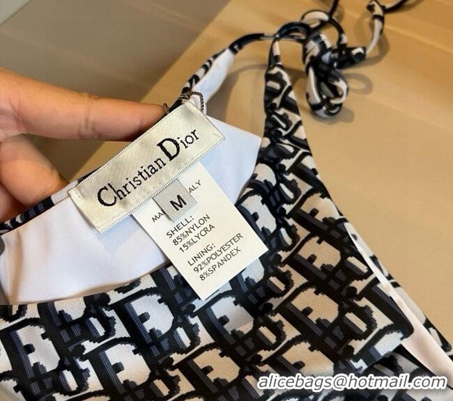Good Taste Dior Two-Pieces Swimwear 0313 Black/White 2025