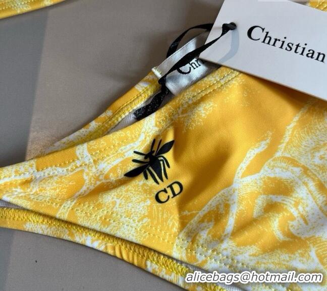 ​Well Crafted Dior Two-Pieces Swimwear 0313 Yellow 2025
