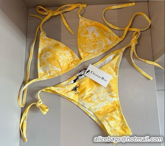 ​Well Crafted Dior Two-Pieces Swimwear 0313 Yellow 2025