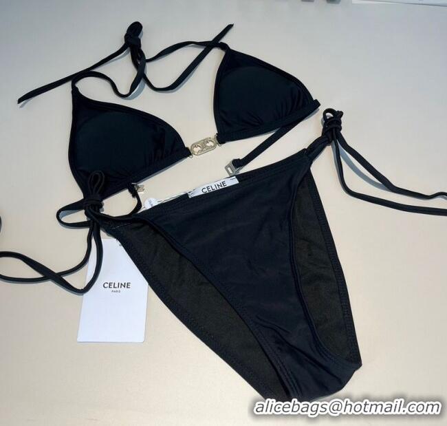 ​Unique Grade Celine Two-Pieces Swimwear CE0313 Black 2025