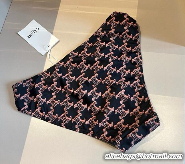 Good Quality Celine Two-Pieces Swimwear 0313 Pink/Black 2025