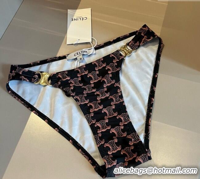 Good Quality Celine Two-Pieces Swimwear 0313 Pink/Black 2025
