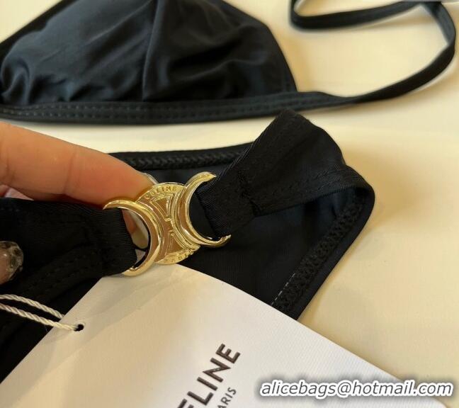 Best Product Celine Two-Pieces Swimwear 0313 Black/Gold 2025