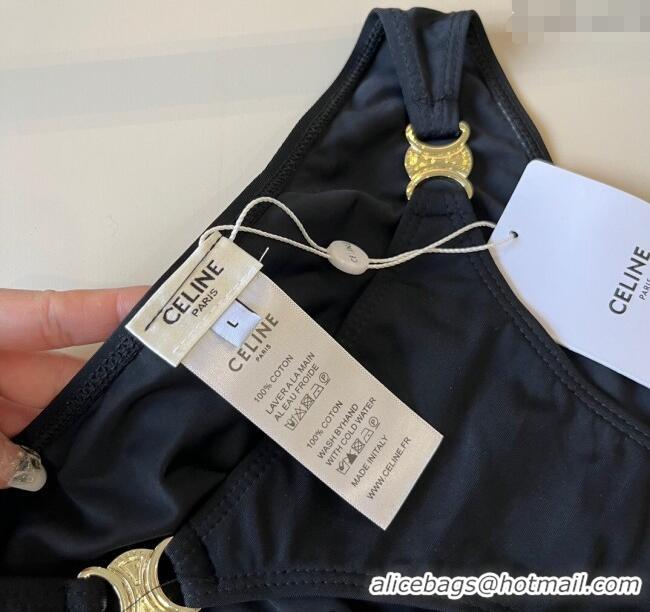 Best Product Celine Two-Pieces Swimwear 0313 Black/Gold 2025