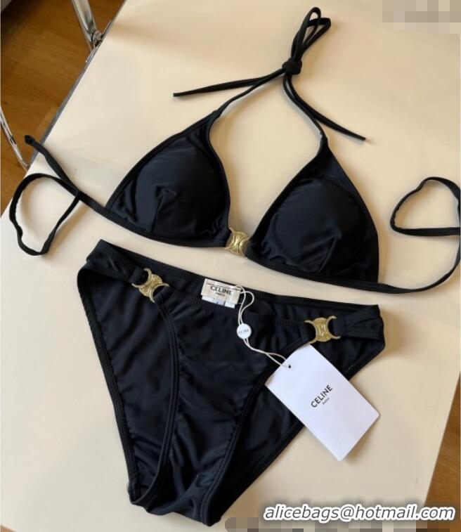 Best Product Celine Two-Pieces Swimwear 0313 Black/Gold 2025