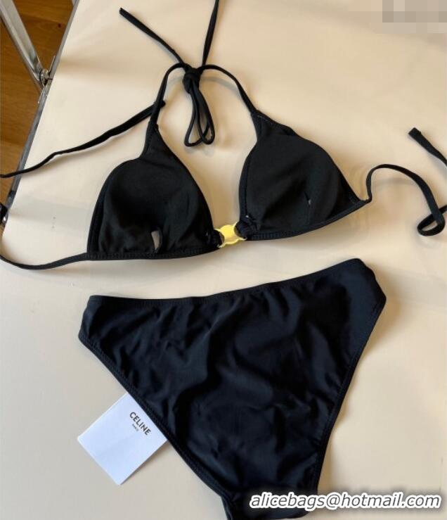 Best Product Celine Two-Pieces Swimwear 0313 Black/Gold 2025