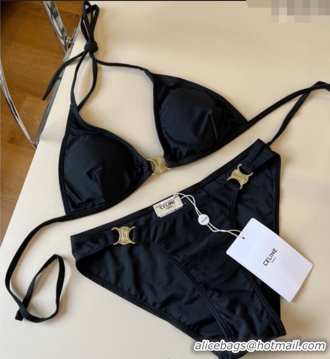 Best Product Celine Two-Pieces Swimwear 0313 Black/Gold 2025