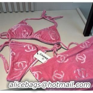 Best Design Chanel Swimwear Set 0313 Light Pink 2025