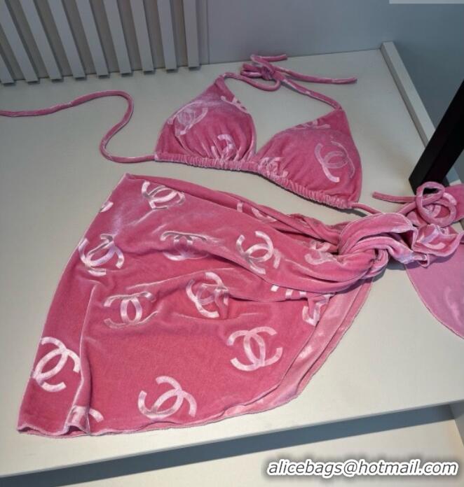 Best Design Chanel Swimwear Set 0313 Light Pink 2025