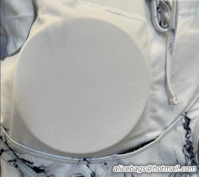 ​Good Taste Chanel Long Sleeve One-Piece Swimwear 0313 White 2025