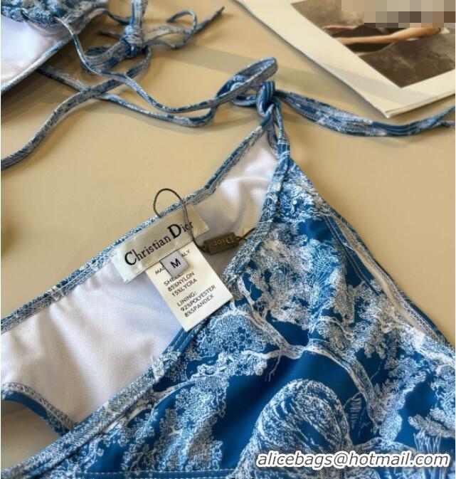 Top Grade Dior Two-Pieces Swimwear 0313 Denim Blue 2025