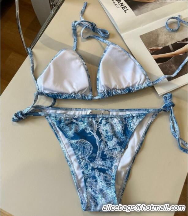 Top Grade Dior Two-Pieces Swimwear 0313 Denim Blue 2025