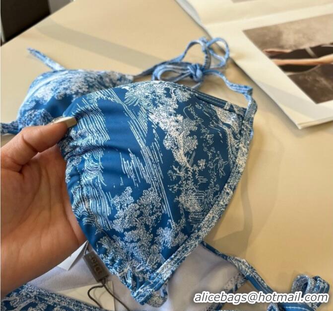 Top Grade Dior Two-Pieces Swimwear 0313 Denim Blue 2025