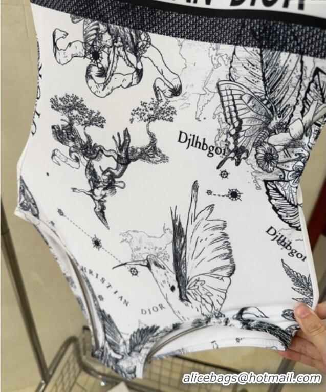 Grade Discount Dior One-Piece Swimwear 0313 White 2025